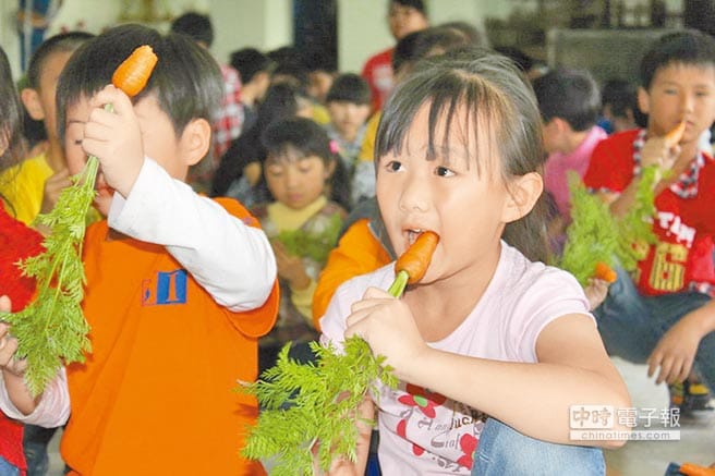 神農餵食3年 學童頭好壯壯